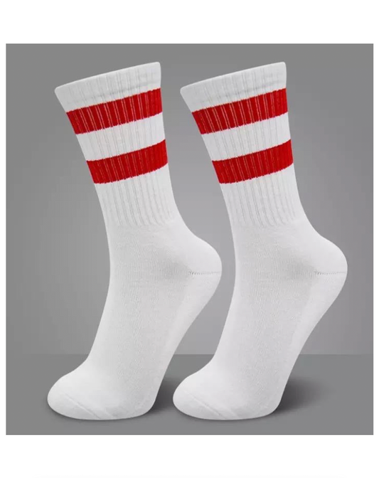 Stripe Tube Socks - 2one2 Apparel