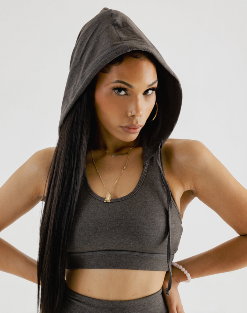 Sports bra hoodie deals