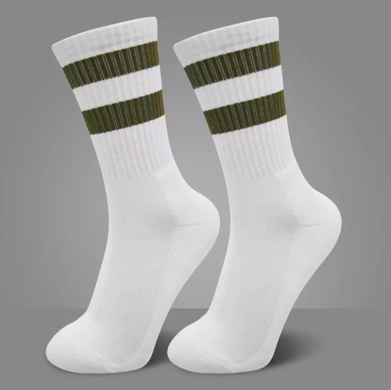 Stripe Tube Socks - 2one2 Apparel